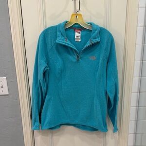 The North Face Blue Zip Up Fleece